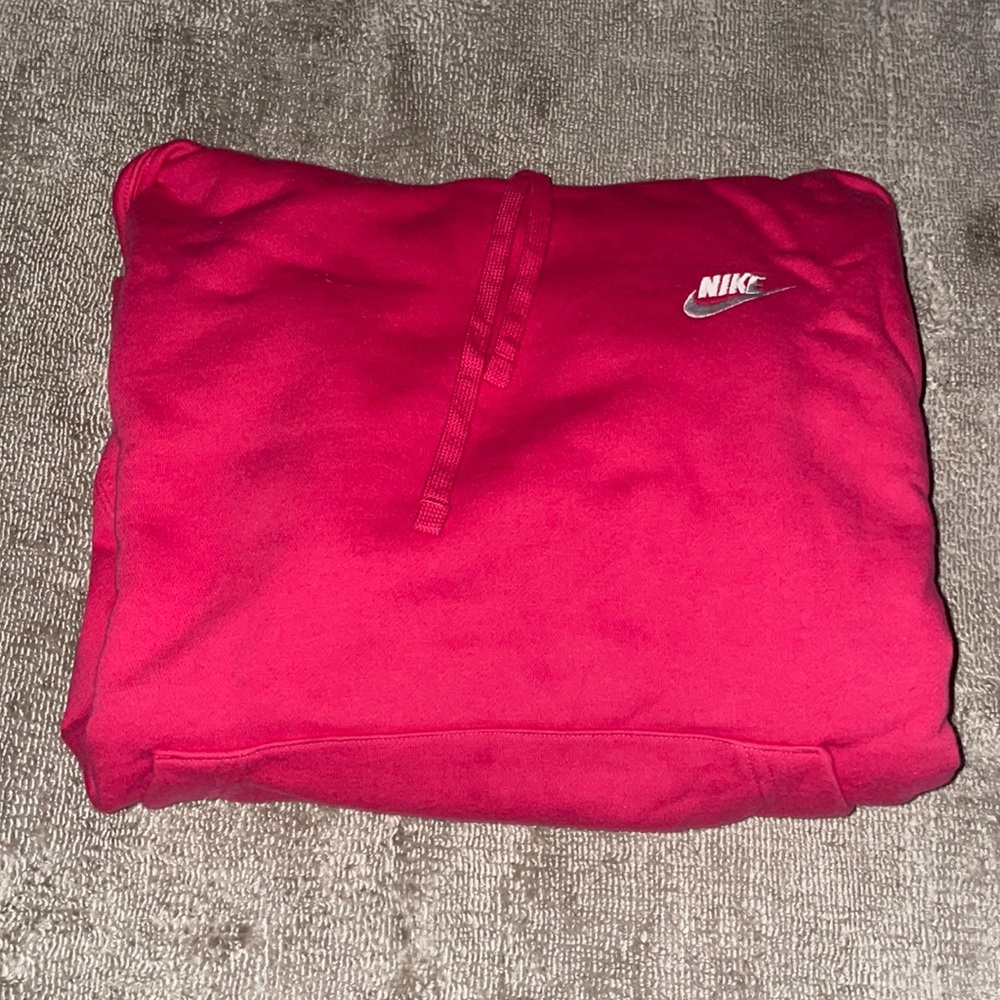 Hot pink Nike sweatshirt